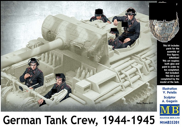 Master Box MB35201 1:35 German Tank Crew 1944-1945