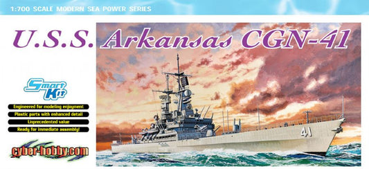 Dragon 7124 1:700 U.S.S. Arkansas CGN-41