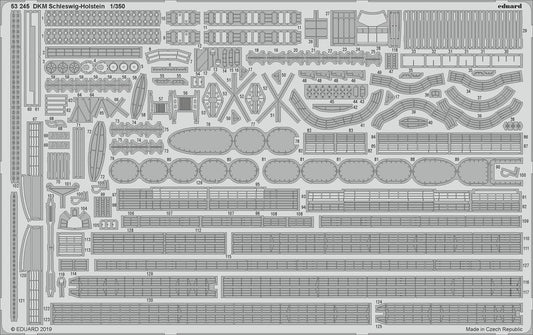 Eduard 53245 1:350 DKM Schleswig-Holstein Battleship 1935