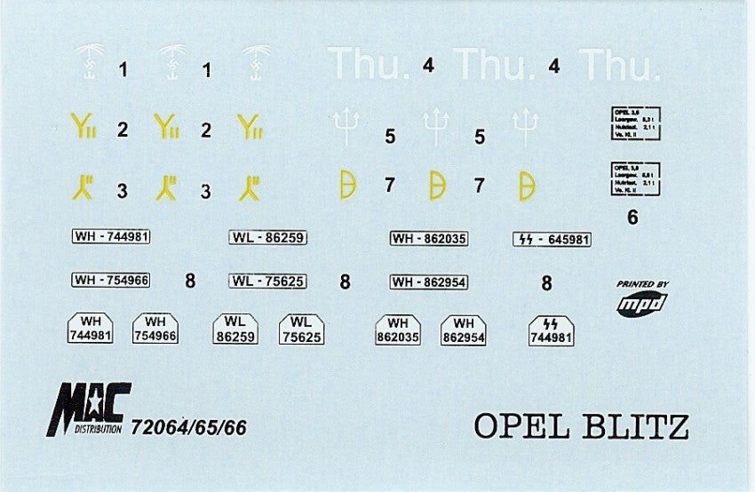 MAC Distribution 72068 1:72 Opel Blitz 3t with Flak 38