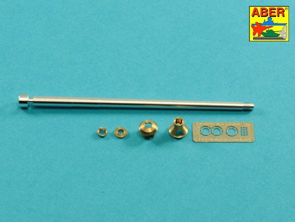 Aber 35L048N 1:35 75mm Barrel for KwK40L/48 with Late Model Muzzle Brake for Pz.Kpfw.VI, Ausf.J Late-Ausf.J Final