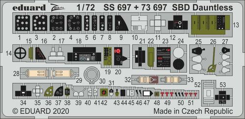Eduard SS697 1:72 Douglas SBD Dauntless
