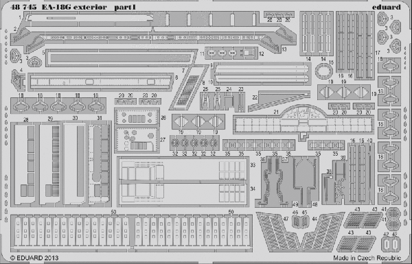 Eduard 48745 1:48 Boeing EA-18G Growler Exterior