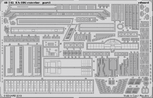 Eduard 48745 1:48 Boeing EA-18G Growler Exterior