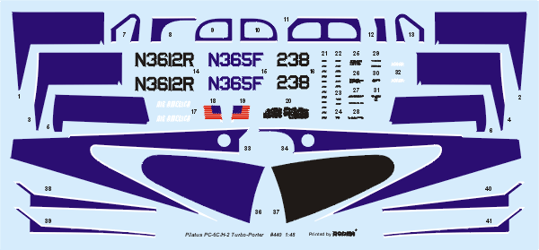 Roden 440 1:48 Pilatus PC-6 /H2 Turbo Porter 'AIR AMERICA'