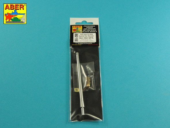 Aber 35L290 1:35 122mm D-25S Barrel for Soviet SU-102 SPA
