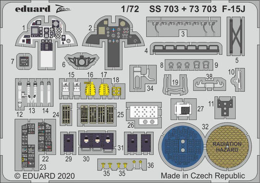 Eduard SS703 1:72 McDonnell F-15J Eagle