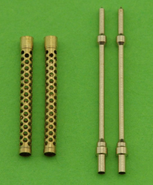 Master 48-053 1:48 Italian Machine Gun Breda SAFAT 7,7mm Barrels (2pcs)
