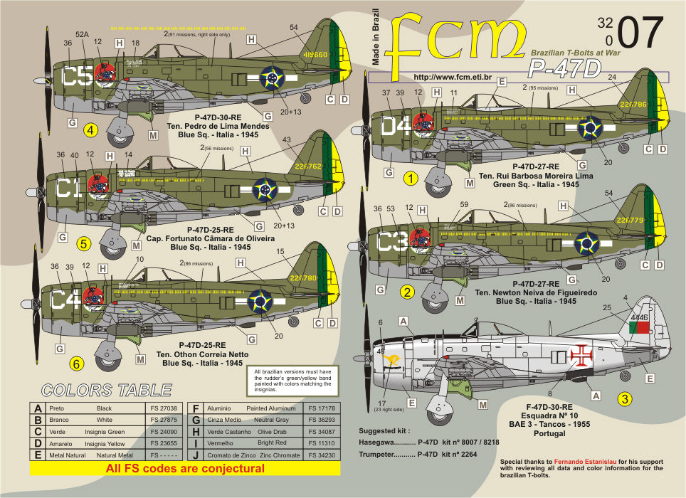 FCM 32007 1:32 Republic P-47D - Part 2