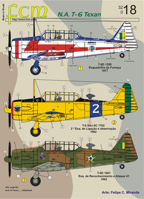 FCM 32018 1:32 North-American T-6 Texan