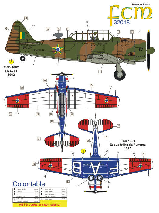 FCM 32018 1:32 North-American T-6 Texan