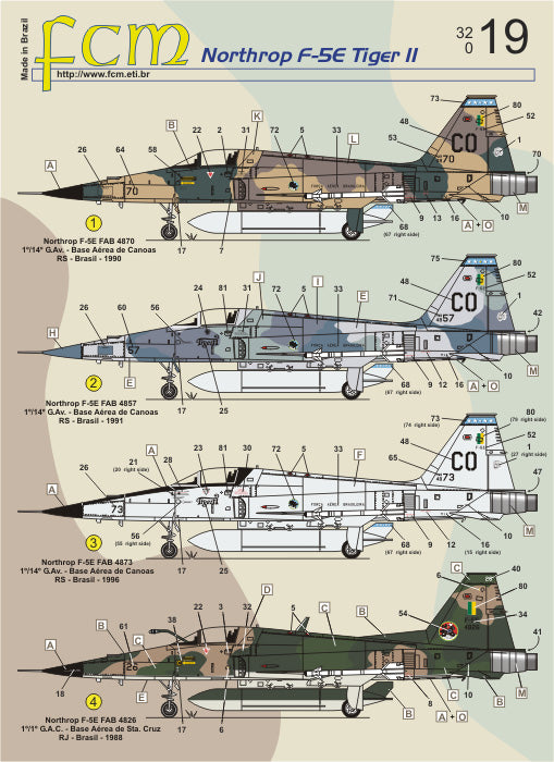 FCM 32019 1:32 Northrop F-5E Tiger II