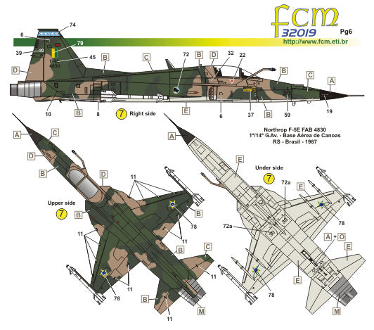 FCM 32019 1:32 Northrop F-5E Tiger II