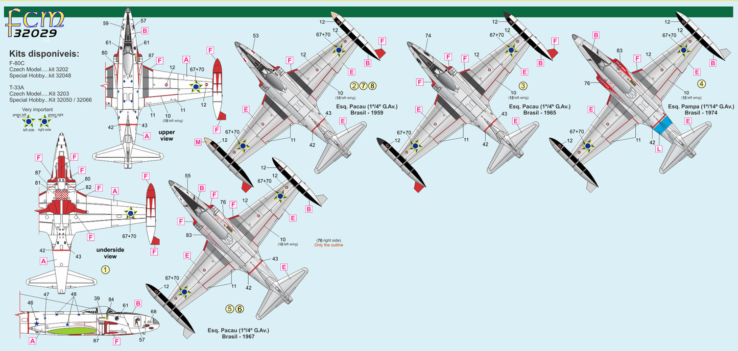 FCM 32029 1:32 Lockheed F-80C / AT-33A