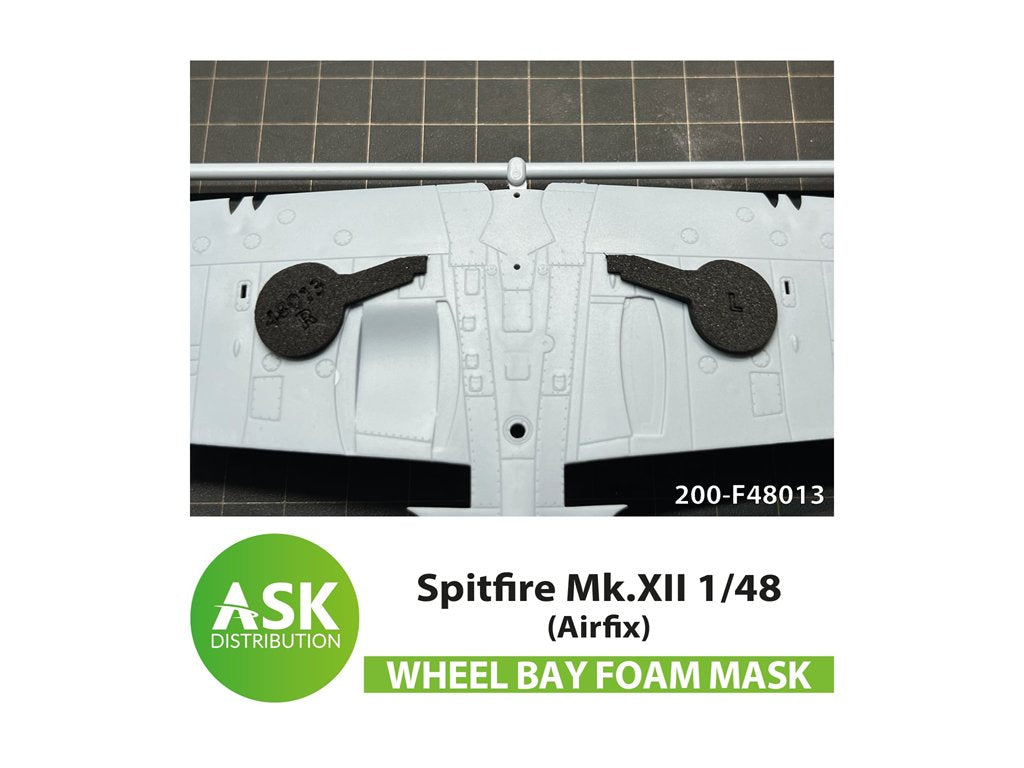 Art Scale 200-F48013 1:48 Supermarine Spitfire Mk.XII Foam flexible wheel bays mask