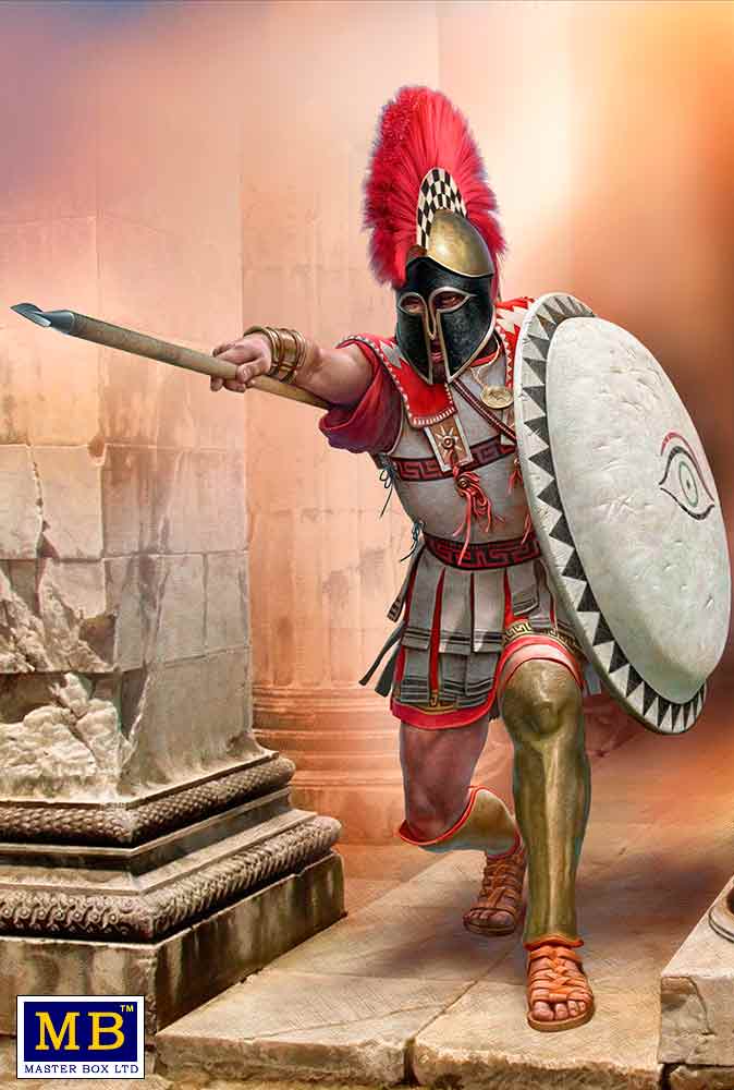 Master Box MB32013 1:32 Greco-Persian Wars Series. Hoplite. Kit No. 3