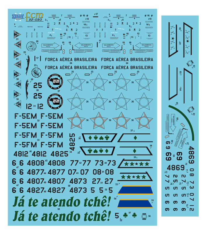 FCM 32030 1:32 Northrop F-5EM / F-5FM - Brazilian Air Force