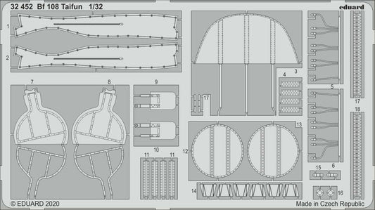 Eduard 32452 1:32 Messerschmitt Bf-108 Taifun