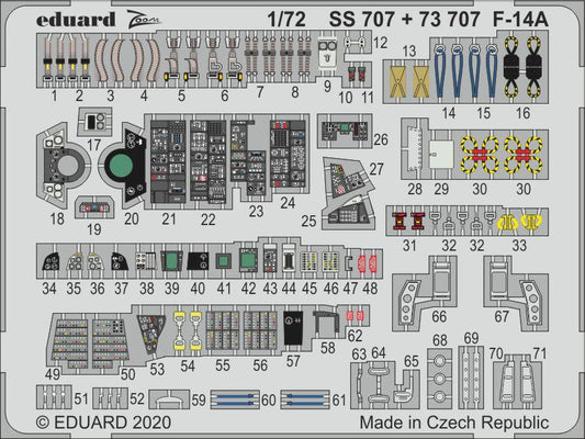 Eduard SS707 1:72 Grumman F-14A Tomcat