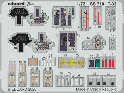 Eduard SS710 1:72 Lockheed T-33 Shooting Star