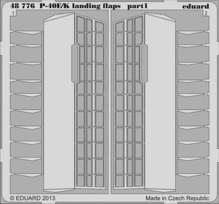 Eduard 48776 1:48 Curtiss P-40E/P-40K Landing Flaps