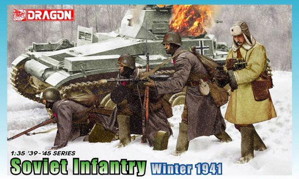 Dragon 6744 1:35 Soviet Infantry Winter Period 1941 (WWII)