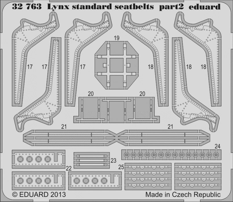 Eduard 32763 1:32 Westland Lynx Mk.88 seatbelts