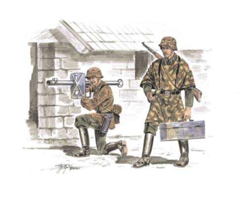 CMK F35167 1:35 German (WWII) Soldiers with Panzerschreck (2 figs.)