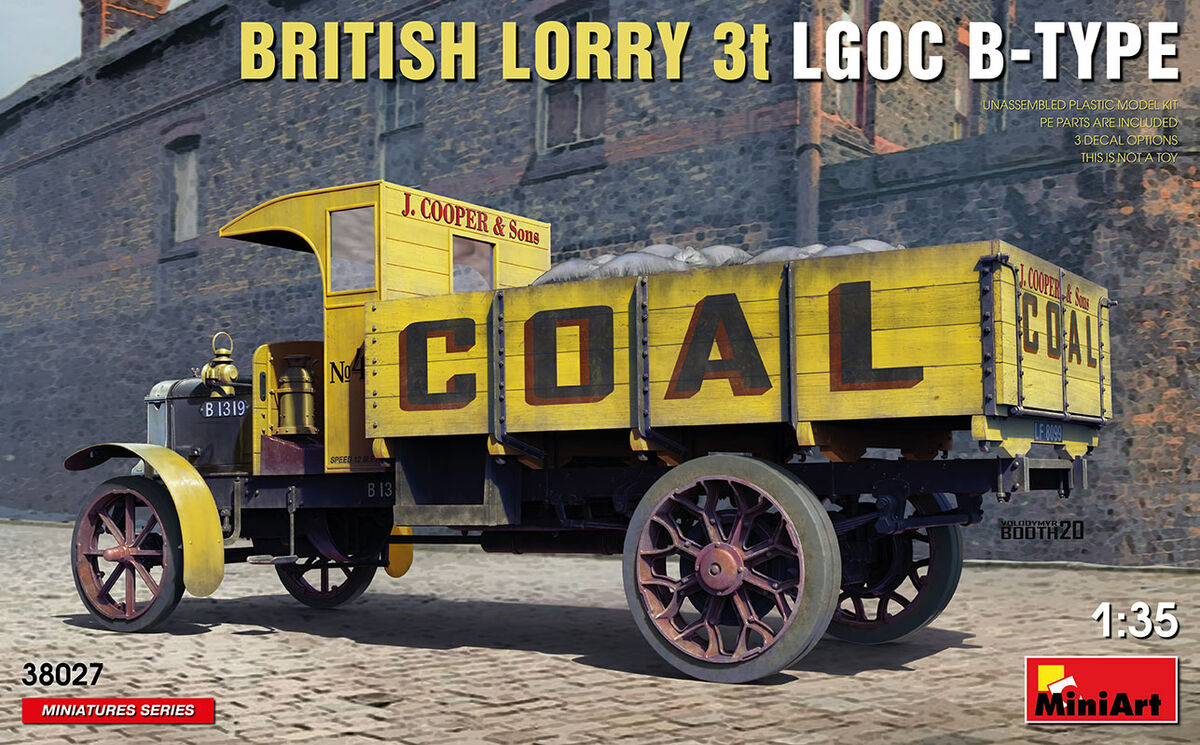 Mini Art 38027 1:35 British Lorry 3T LGOC B-Type