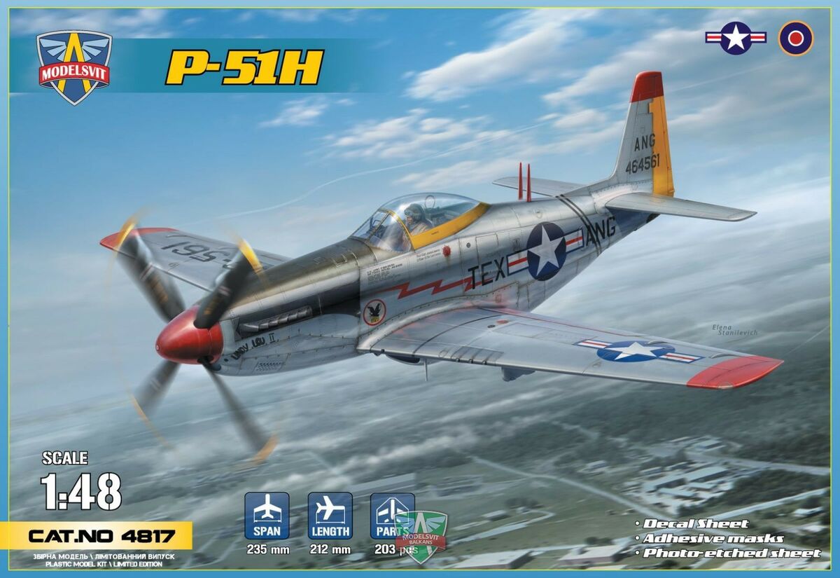 Modelsvit 4817 1:48 North-American P-51H Mustang