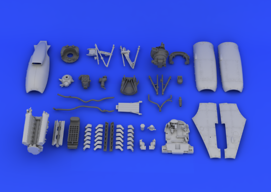 Eduard Brassin 648112 1:48 Supermarine Spitfire Mk.IXC engine