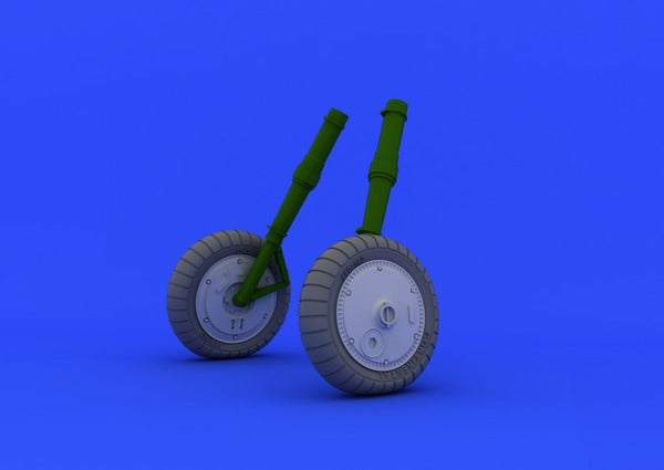 Eduard Brassin 632018 1:32 Messerschmitt Bf-109G-6 wheels with weighted tyre effect