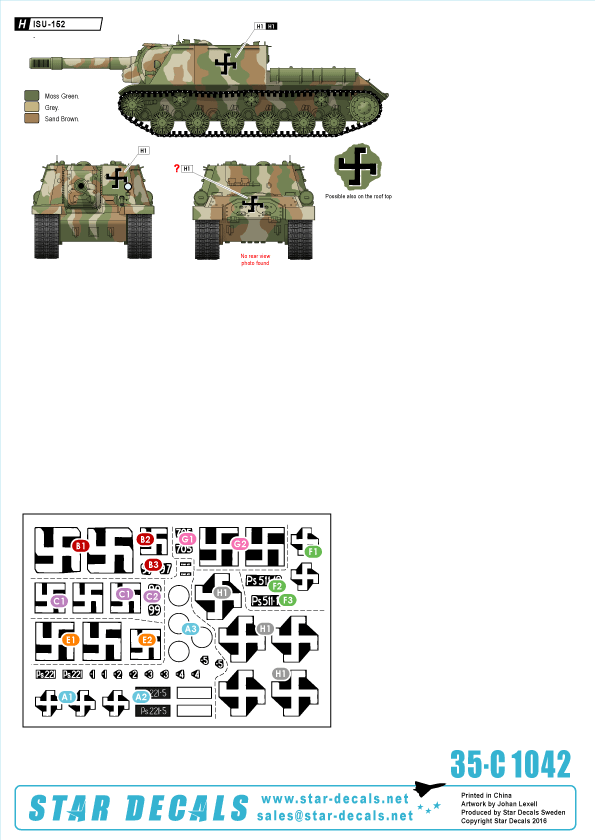 Star Decals 35-C1042 1:35 Finnish Tanks in WWII #6.