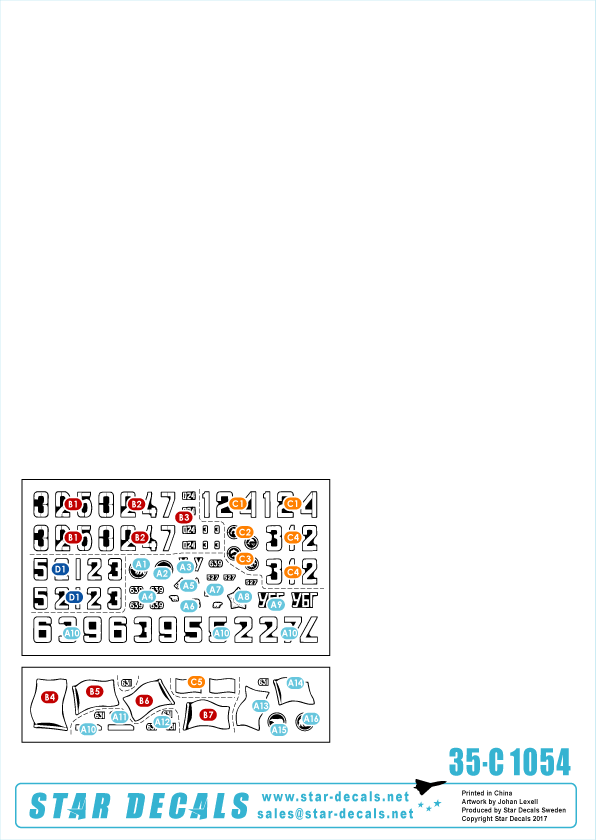 Star Decals 35-C1054 1:35 Soviet Naval Infantry # 1. T-54B, T-55A, T-55AM