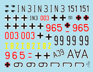 Star Decals 35-C1062 1:35 Befehlspanzer # 6. Bef.Pz.Kpfw. Panther Ausf.G