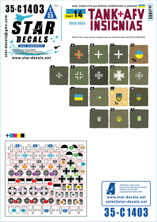 Star Decals 35-C1403 1:35 War in Ukraine # 14