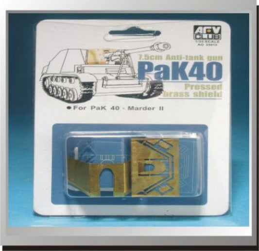 AFV Club AG35012 1:35 Pak-40 Shields and Detail Set