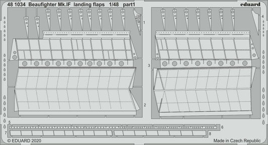 Eduard 481034 1:48 Bristol Beaufighter Mk.IF Landing Flaps