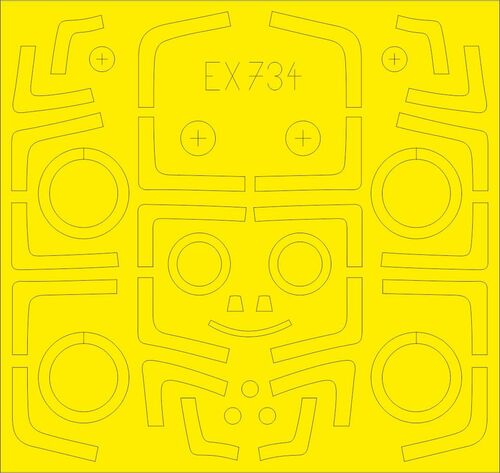 Eduard EX734 1:48 Sukhoi Su-27UB TFace