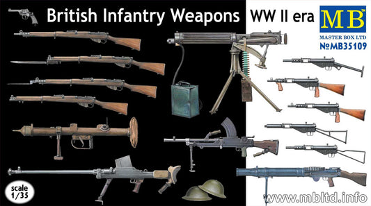 Master Box MB35109 1:35 British Infantry Weapons, WWII Era