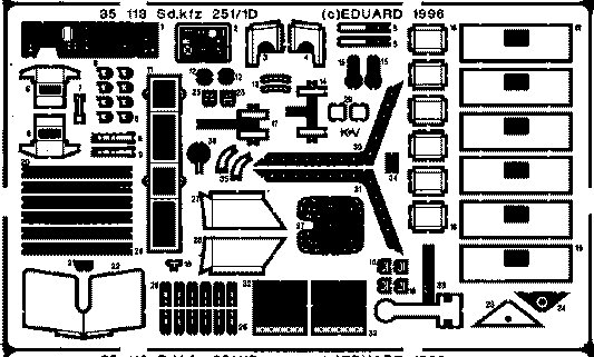 Eduard 35113 1:35 German Sd.Kfz.251/1 Ausf.D