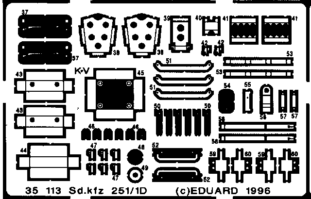 Eduard 35113 1:35 German Sd.Kfz.251/1 Ausf.D