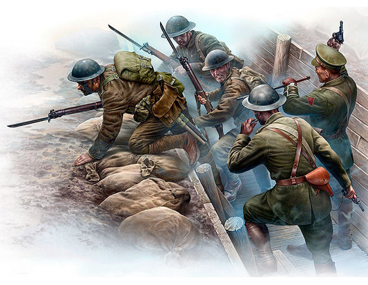 Master Box MB35114 1:35 British Infantry Before the Attack, WWI Era