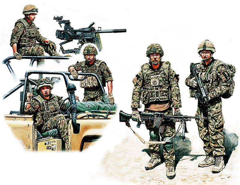 Master Box MB35180 1:35 Modern UK Infantrymen, present day