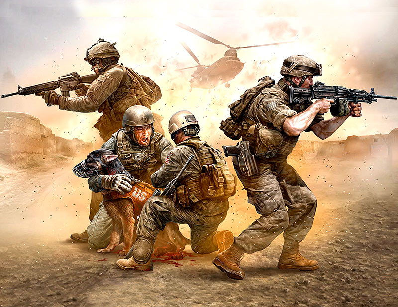 Master Box MB35181 1:35 No Soldier left behind - MWD Down