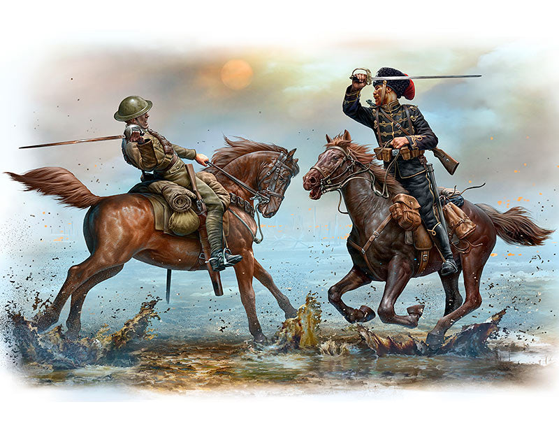 Master Box MB35184 1:35 British and German Cavalrymen, WWI era