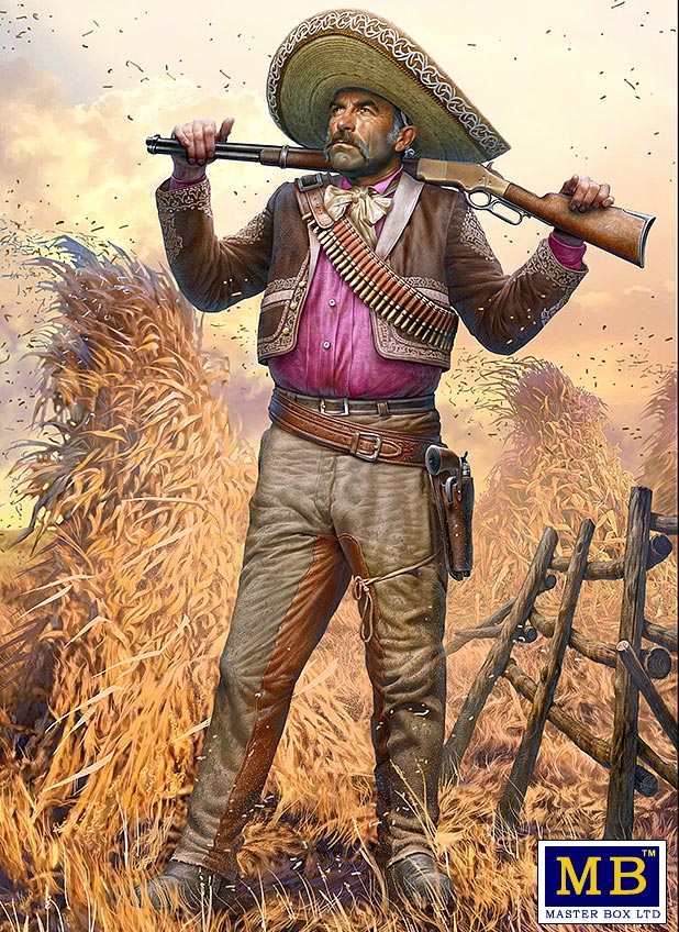 Master Box MB35205 1:35 Outlow. Gunslinger series. Kit No. 3. Pedro Melgoza - Bounty Hunter