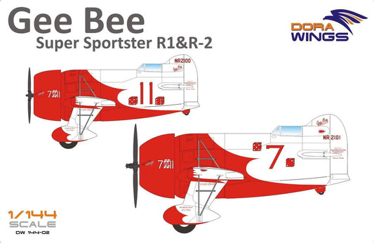 Dora Wings 144-02 1:144 Gee Bee Super Sportster R1 and R2