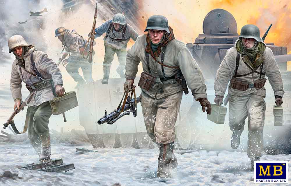 Master Box MB35220 1:35 German Machinegun Team. Autumn-winter 1944. WWII era