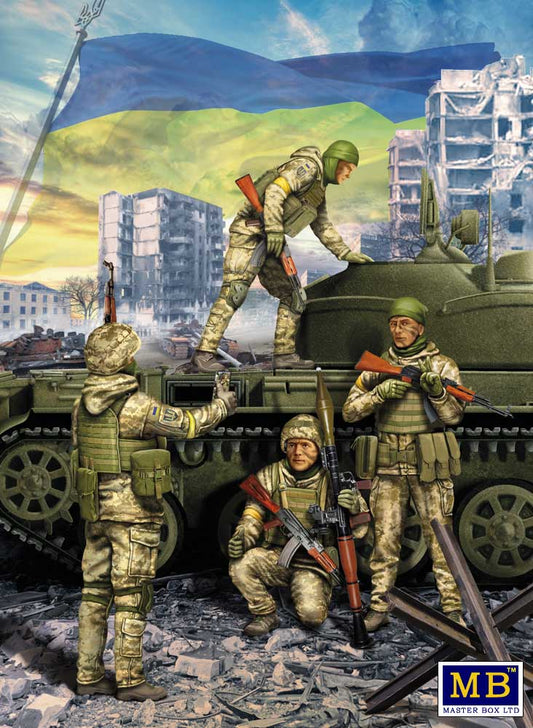 Master Box MB35223 1:35 Russian-Ukrainian War series, kit No. 1. Defence of Kyiv, March 2022. Trophy